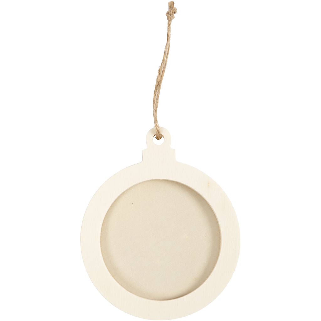 Creativ company lijst, hangende decoraties, d: 0,5 cm, d 8 cm, 3 stuk 1 doos