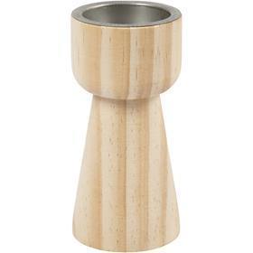 Creativ company kaarsenhouders, h: 11 cm, d 5,5 cm, 1 stuk