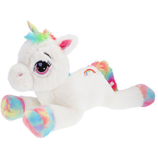 Pluchiez Pluche Unicorn White ležící 80 cm