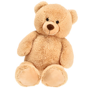 Pluchiez hug bear sitting 100 cm light brown