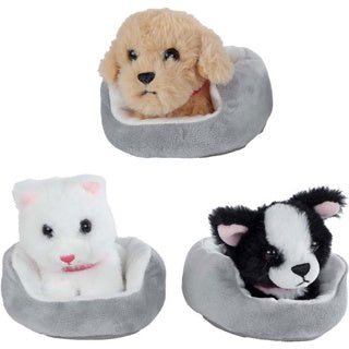 Huelt mech heemlech plush. Hond oder Pos an Basket, 12cm