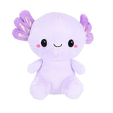Peluche di pelugia axolotl 30 cm 2 assorti
