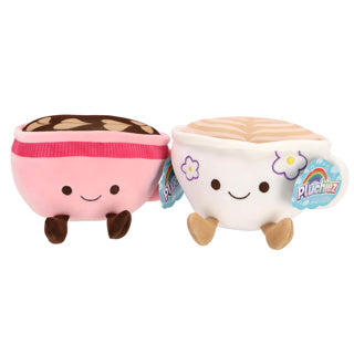 Pluchiez plush coffee 18 cm 3 assorted | 2 pcs