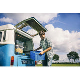 Sunware gesloten vouwkrat 32l blauw