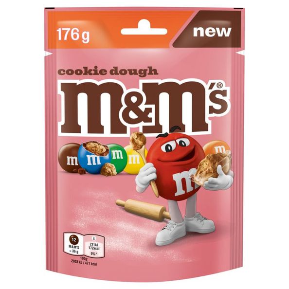 M m's cookie dough zak 11 x 176 gr