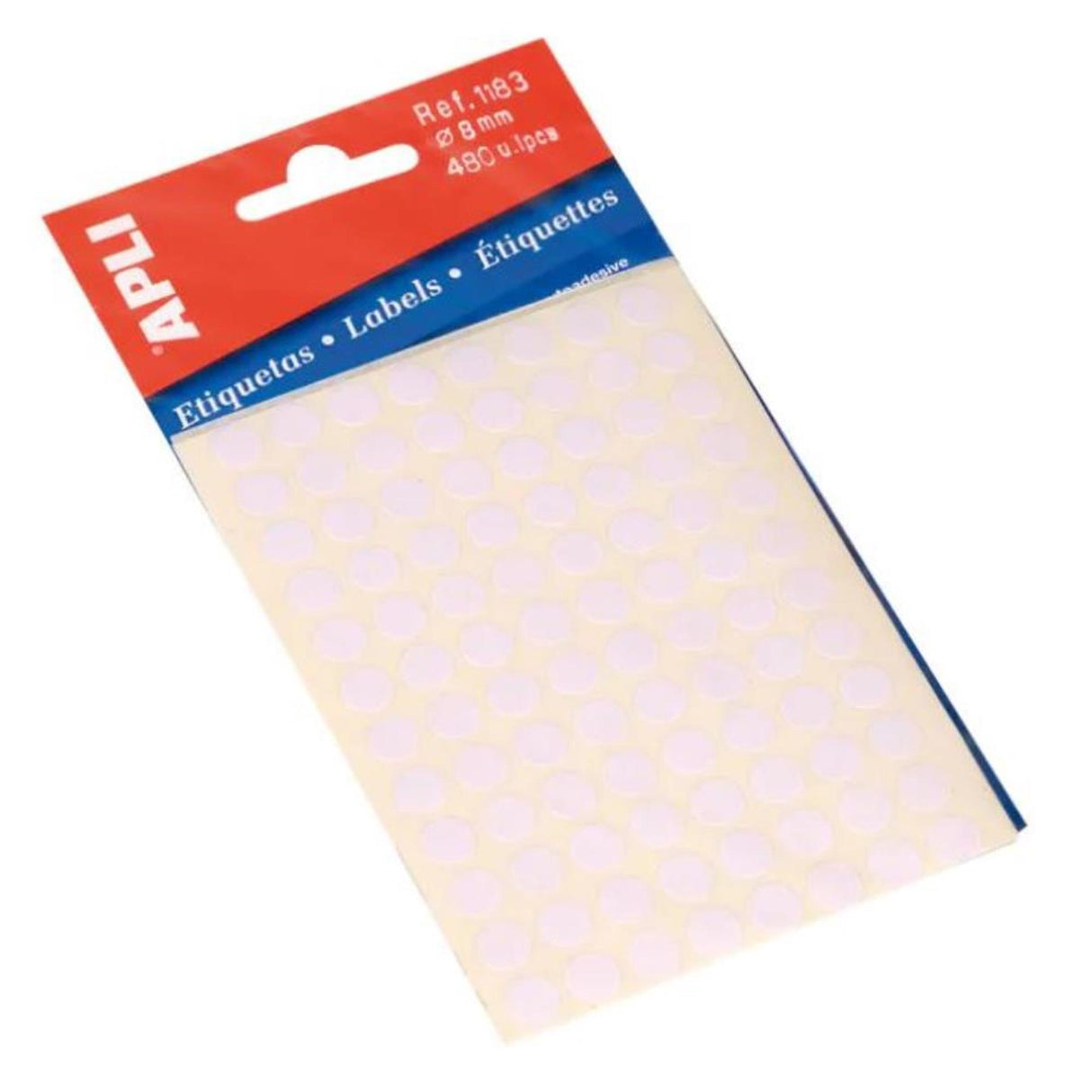 Apli Label Ronn 8mm wäiss