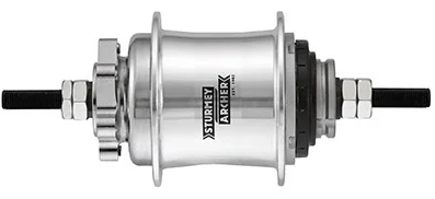 Sturmeyarcher Gear Hub 2 Speed Sturmey Archer Automatic A2K 36 Tands za srebro za zavoro