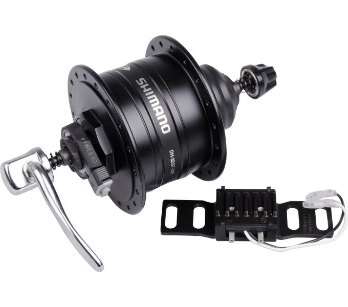 Shimano Dynamonaaf HD -3d37 3 watt - 32 buchi - blocco centrale - tenditore veloce - nero