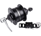 Shimano Dynamonaaf HD -3d37 3 watt - 32 buchi - blocco centrale - tenditore veloce - nero