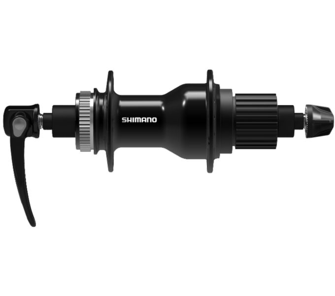 Shimano after hub 12 Speed FH -QC500 -MS -B Micro Spline - CL - 36 holes - 141 mm built -in - Black