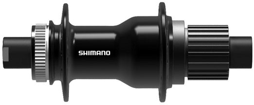 Shimano após hub 12 velocidade fh -tc500 -ms -a micro spline - cl - 36 buracos - 142 x 12 eixo de assento - preto