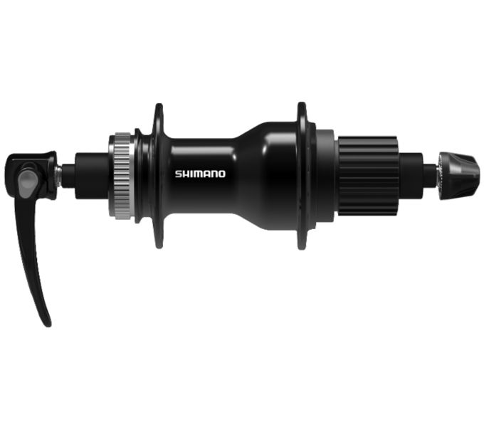 Shimano after hub 12 Speed ​​FH -QC500 -MS -B Micro Spline - CL - 36 holes - 135 mm built -in - Black