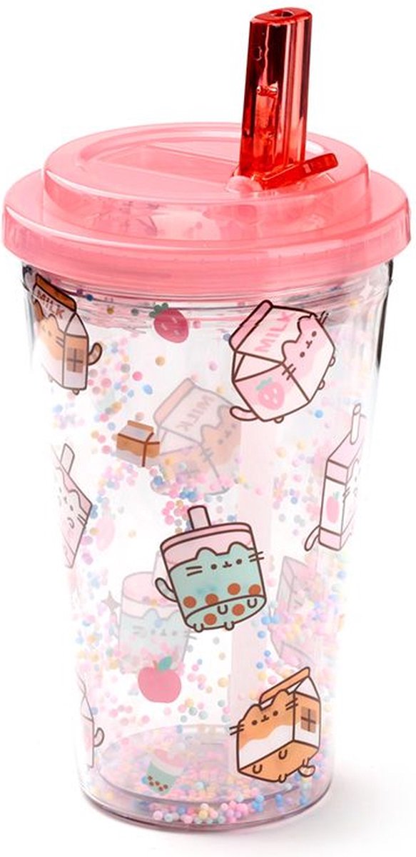 Pusheen nipper til brudsikker, holdbar dobbeltvægget kop