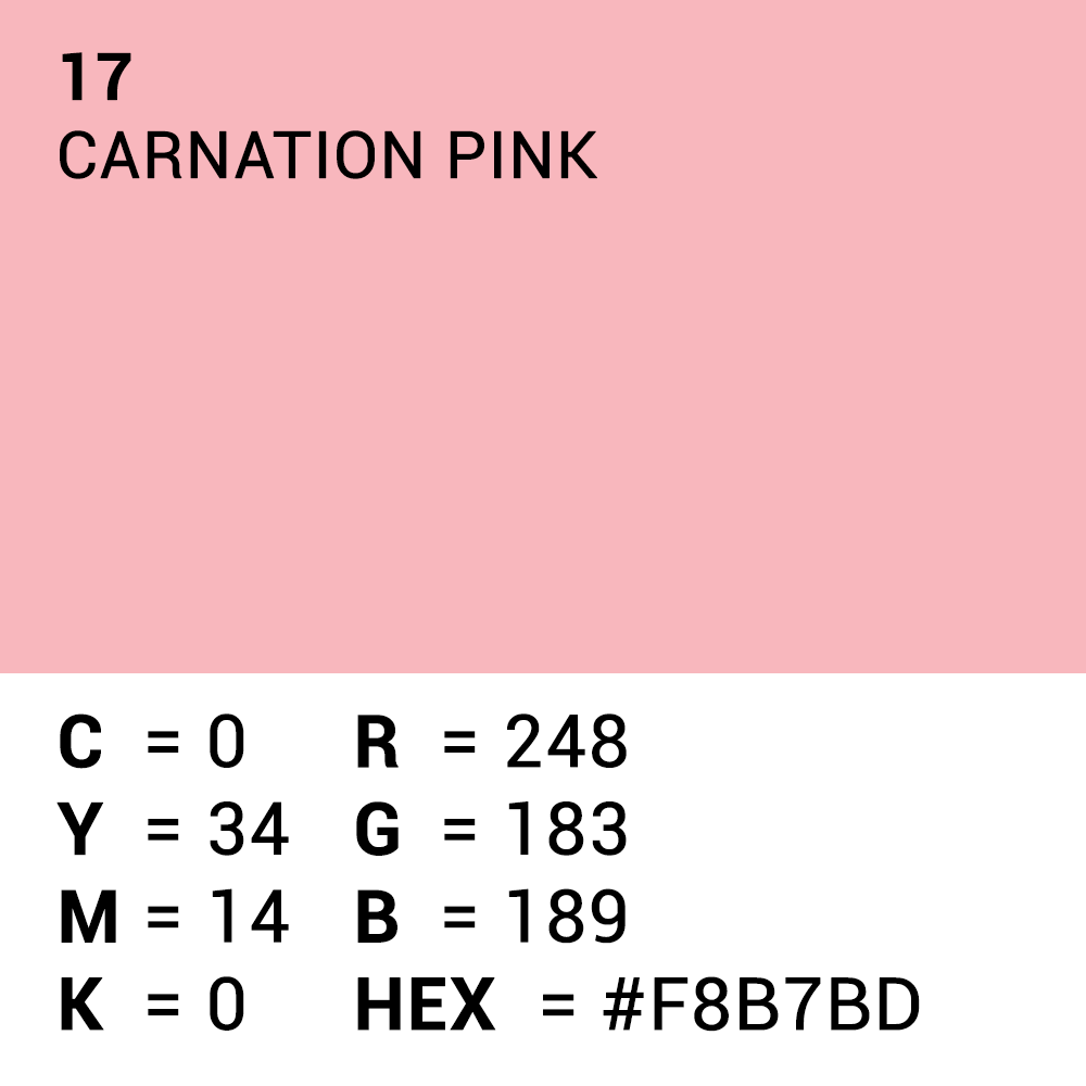 Overlegen bakgrunnspapir 17 nellik rosa 1,35 x 11m
