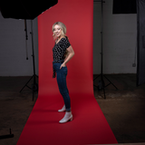 Superior background paper 56 scarlet 1.35 x 11m