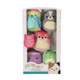 Squishmallows micromallows pluche 6,5cm 5 pack marley, vie, malu lanai, dianalee