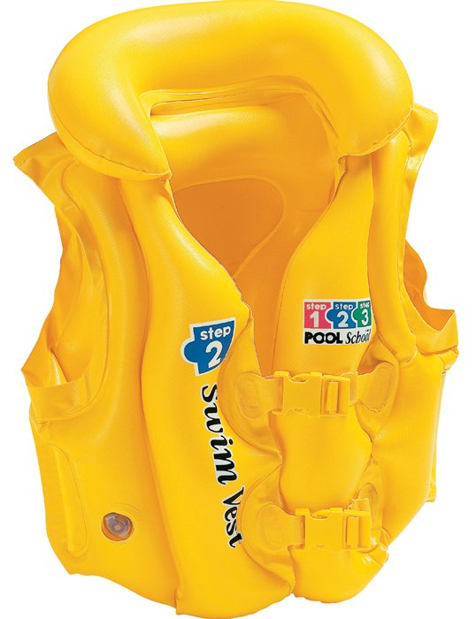 Intex Yellow Otroški plavalni jopič