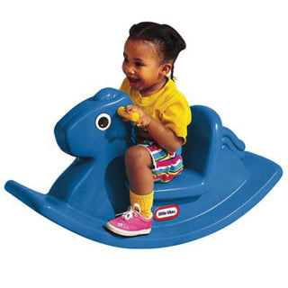 Little Tikes rocking horse blue