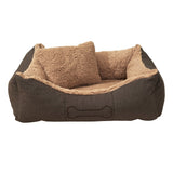 Sun Garden Luxury dog ​​bed Lucky + Cushion 59x67x20 cm Brown Beige