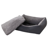 Sun Garden Luxury Dog Basket Lucky + Cushion 80x70x20cm Gray