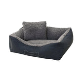 Sun Garde Sun Garde Luxus Hond Bett huet de Lucky + Këssen 100x90330 cm Anthracit Grey