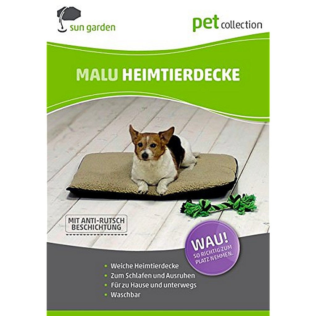 Sun Garden Malu Dog Robe 120x80x5cm Gray