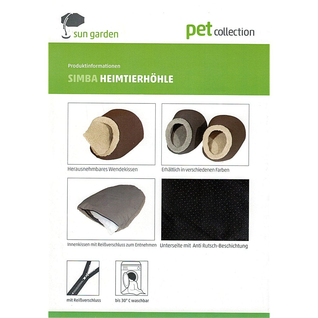 Sun Garden Simba Pets Hol 45x40x32cm rjava bež