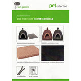 Sun garden zoe cat hole 35x40x40cm gray