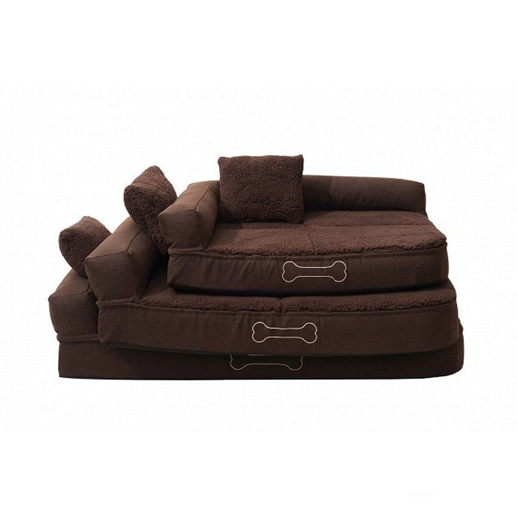 Sun Garden Pallina Orthopedic Dog Cushion 80x60x25 cm brun