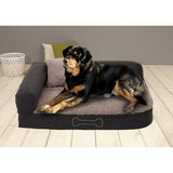 Sun Garden Pallina Orthopedic dog cushion 80x60x25 cm Brown Beige