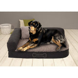 Sun Garden Pallina ortopedisk hundpute 100x80x27 cm brun beige
