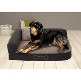 Sun Garden Sun Garden Pallina Orthopedic Dog Cushion 120x80x27cm Anthracite Gray