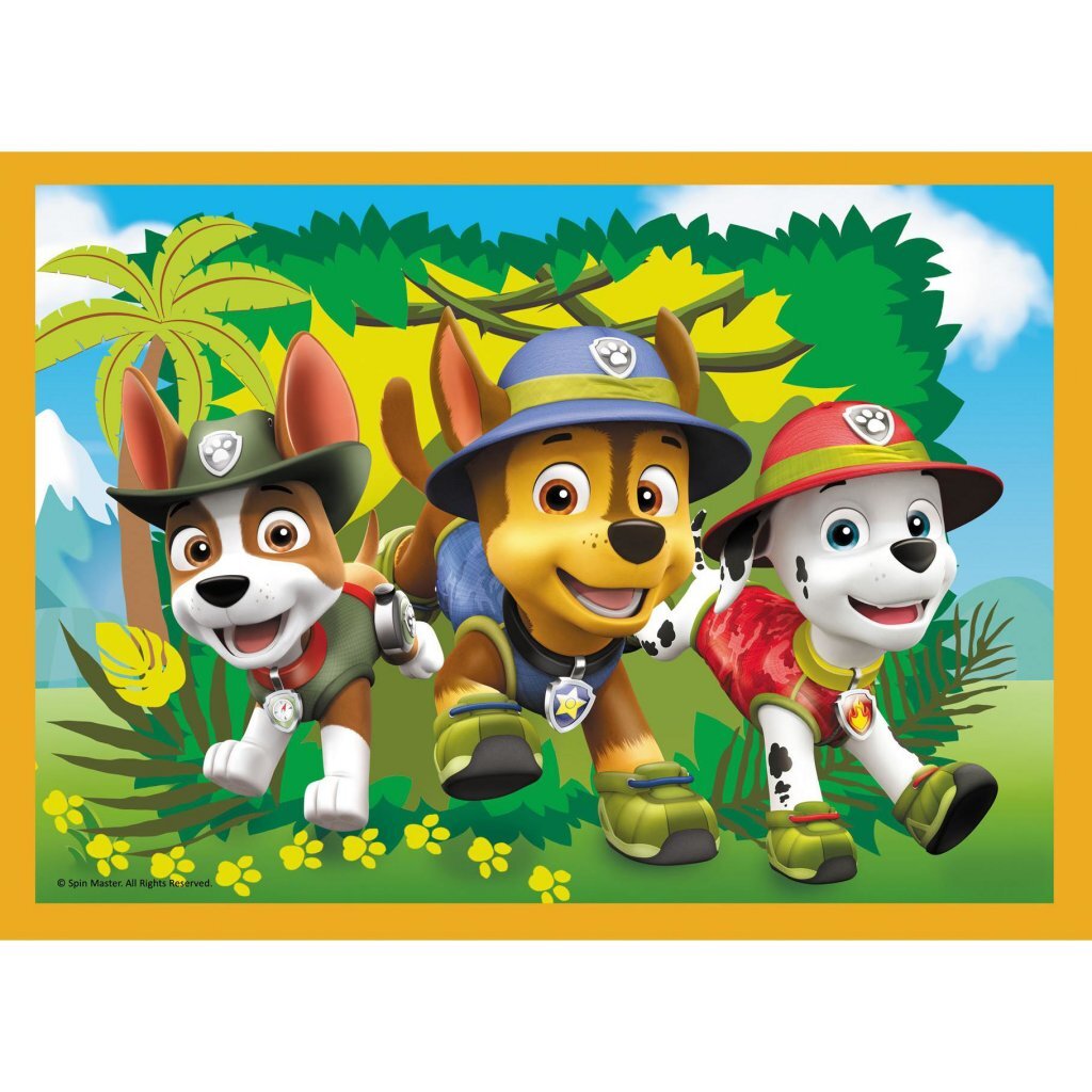 Trefl paw patrol 4in1 pussel 35-70 bitar