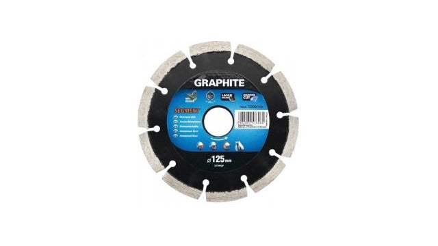 Grafit 57H608 Diamond Disc 180x22x8.0x2.4mm, segment, lasereret, MPA EN13236