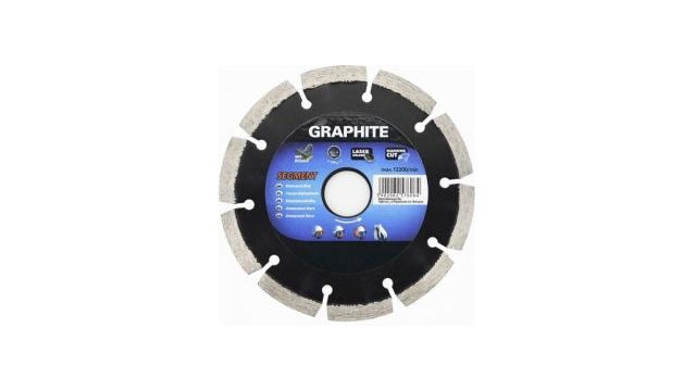 Graphite Diamant Disk 230x22x8.0x2.5mm Segment Laseret MPA EN13236