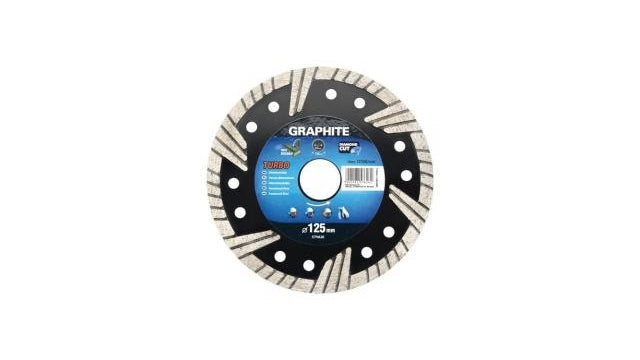 Graphite Diamond Disc 115x22x6.0x2.4mm Turbo MPA EN13236