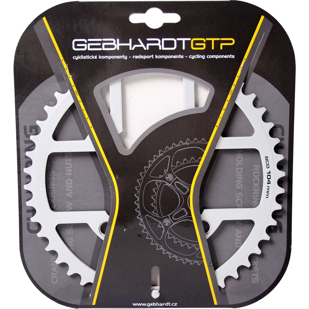 Gebhardt Chaining Leaf Uni 48t 4 segreje srebro ATB