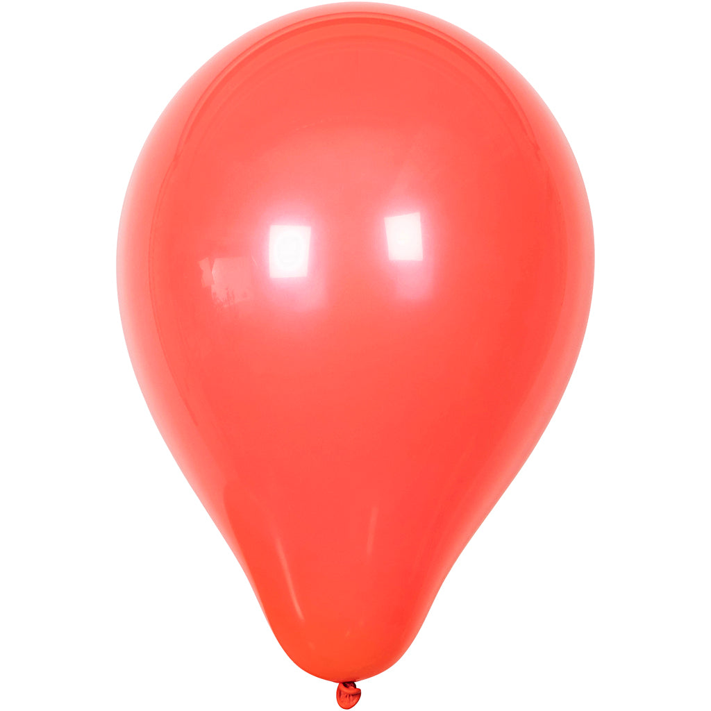 Creativ company ballonnen, rond, d 23 cm, rood, 10 stuk 1 doos