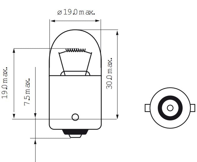 Lampada Bosma 6V-5W BA15S