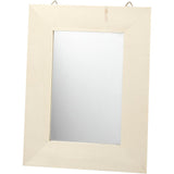 Mirror with Wooden Frame