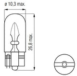 Bosma Lampa 12V-3W Wedge T10