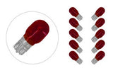 TNT LAMP 12V 10W T13 WEDGE RED (10-PIECE)