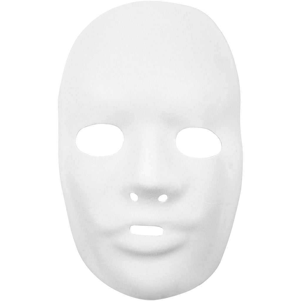 Creativ Company Plastic Mask White, 24x25.5cm