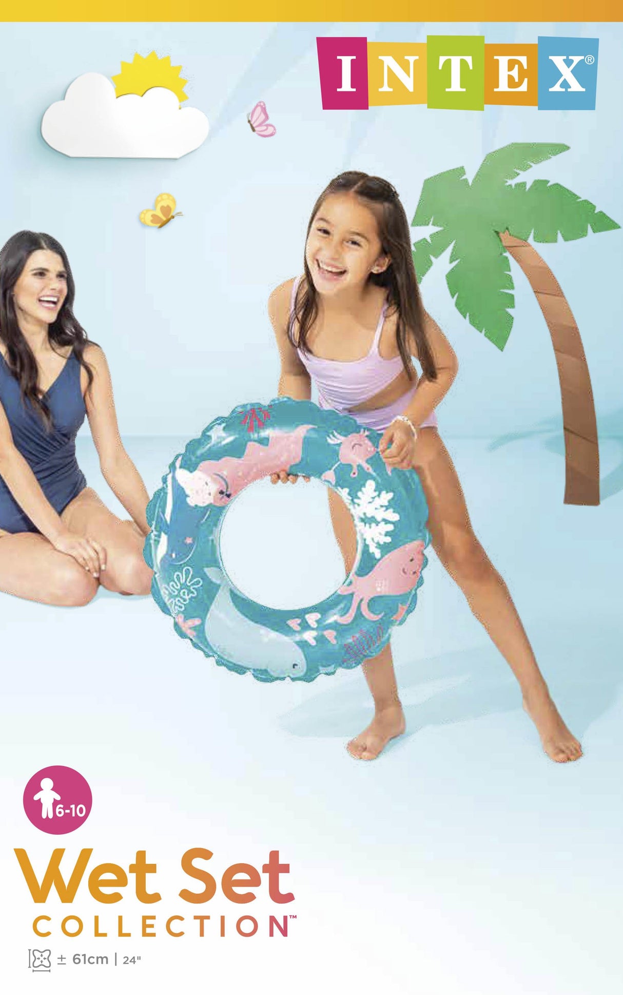 Piscina Intex 61cm estampado alegre