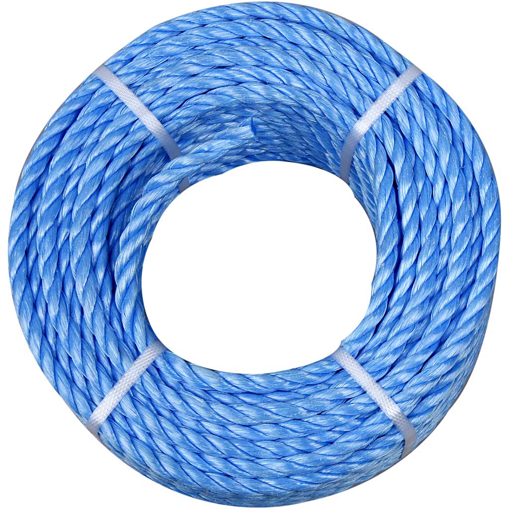 Creativ company polypropyleen touw, dikte 6 mm, 20 m 1 rol