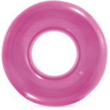 Intex transparant gekleurde zwemband-roze