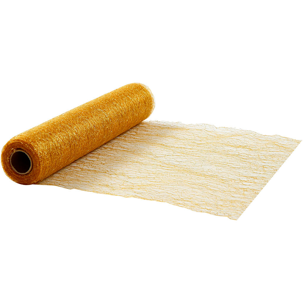 Creativ company tafellopers, b: 30 cm, goud, 10 m 1 rol