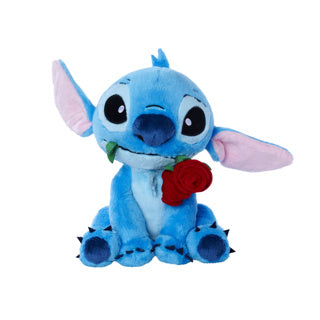 Stitch Plush 25 cm Stitch with rose
