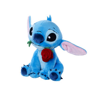 Stitch Plush 25 cm Stitch with rose