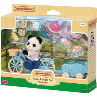 Epocha sylvanianské rodiny 5652 Bicykla a brusle panda dívka